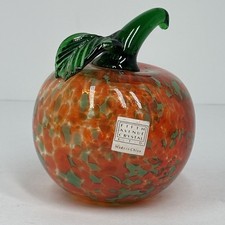 Vintage Murano Style Fruit Vintage Fifth Avenue Hand Blown Art Decorative Glass