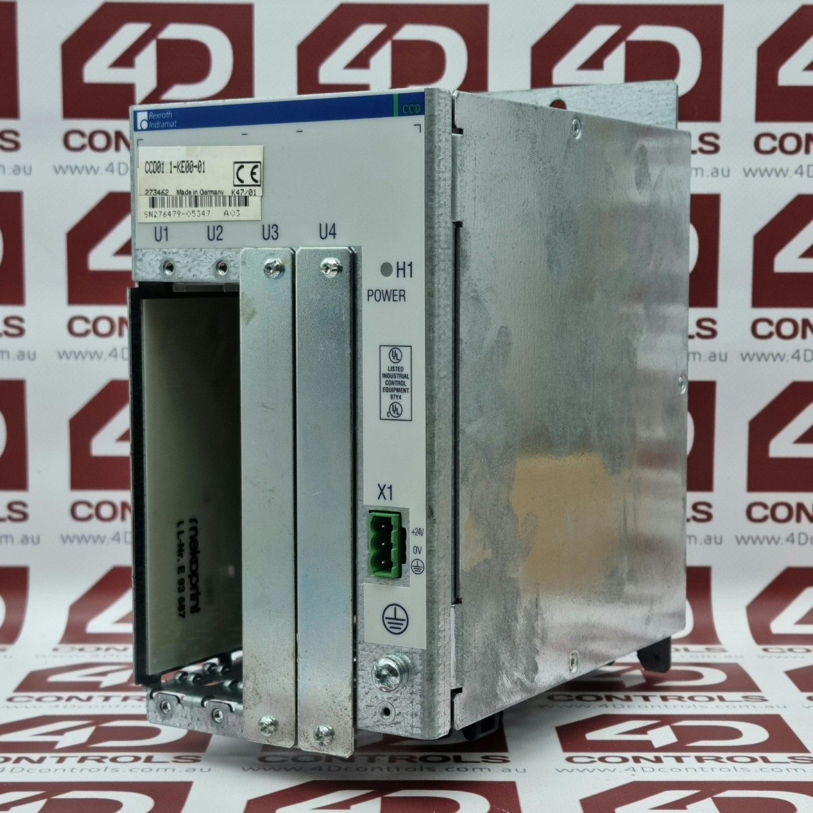 CCD01.1-KE00-01 | Bosch | Rack Assembly, 4 Slot, 24V Input, Status LED, Used