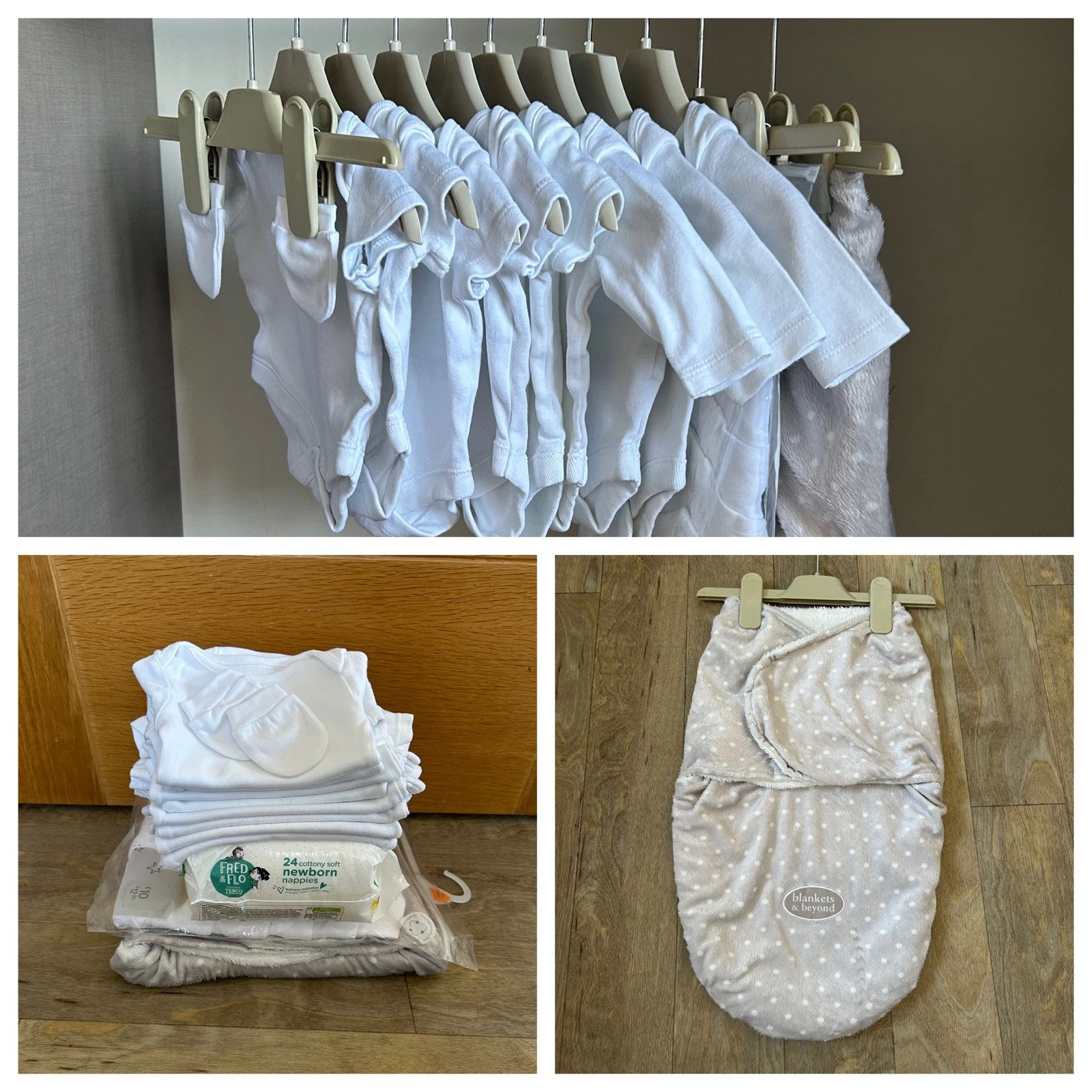 Tiny/Early/ Premature Gender Neutral / Unisex Boy / Girl Baby Clothes Bundle.