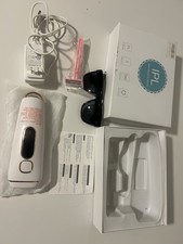 IPL Hair Removal Device White/Rose Gold 5 Settings Dual Mode Flash w/ Sunglasses