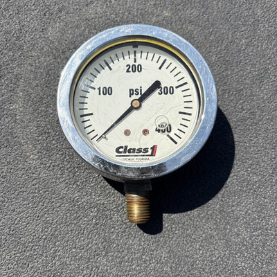 #ad Class 1 0 400 PSI Pump Pressure Gauge FIRE TRUCK PRESSURE GAUGE 9 020354 B Nos $19.99