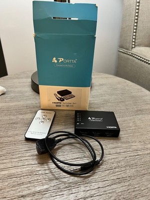 PORTTA HDMI Switcher 5 x 1