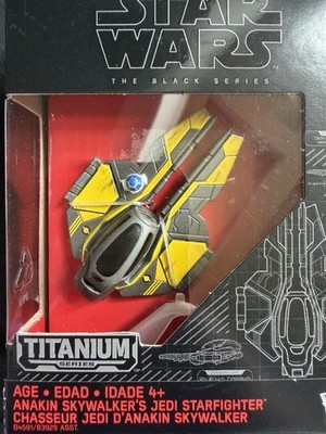 Star Wars The Black Series Titanium Series Anakin Skywalker Jedi Starfighter New