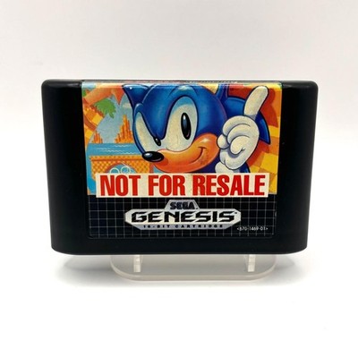 Sonic the Hedgehog | Sega Genesis 1991 Not For Resale 16 Bit Cartridge