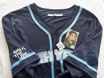 ENHYPEN ヒスン WALK THE LINE ユニフォーム トレカ付き ENHYPEN HEESEUNG WALK THE LINE IN JP SUMMER EDITION UNIFORM SHIRT