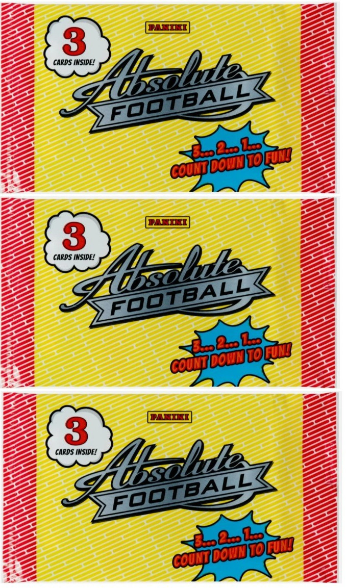 (3) 2024 Panini NFL Absolute Football KABOOM! Calendar Factory Sealed Pack LOT