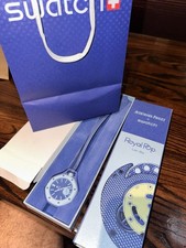 Swatch Royal Pop Lan Ba Blue Quartz Analog Oc...