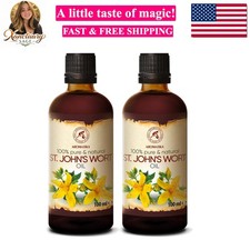 St Johns Wort Oil 6.8 oz 2 100ml - Hypericum Perforatum - Carrier Oil for E...