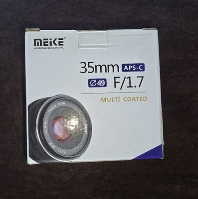 Meike 35mm f/1.7 APS C Manual Focus Len for Sony E Mount