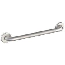 WINGITS WGB5SSKN18 Grab Bar,SS,Knurled Satin,18 in L 34CE90