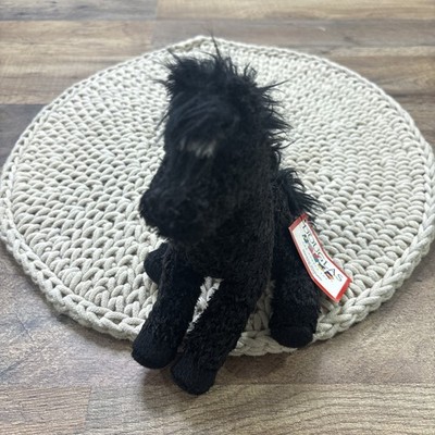 Douglas Cobalt Black Stallion Horse Pony Plush 6  Stuffed Animal NEW w TAG