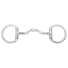 HILASON Eggbutt Snaffle with Low Port Comfort Mouthpiece