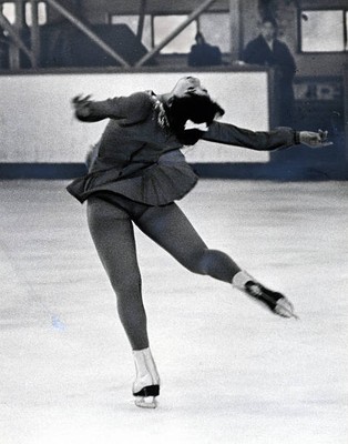 Miwa Fukuhara competes Ladies Free Program during qualifier World - Old Photo