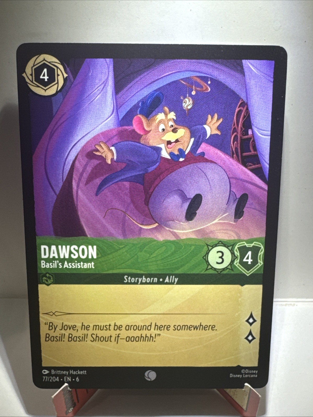 Dawson 77/204 Disney Lorcana Azurite Sea Regular Common Card NM