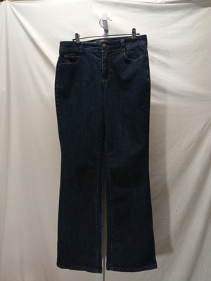 Hannah Denim, Women's Size 8 Blue Jeans.  wide leg bottoms.  (L35)