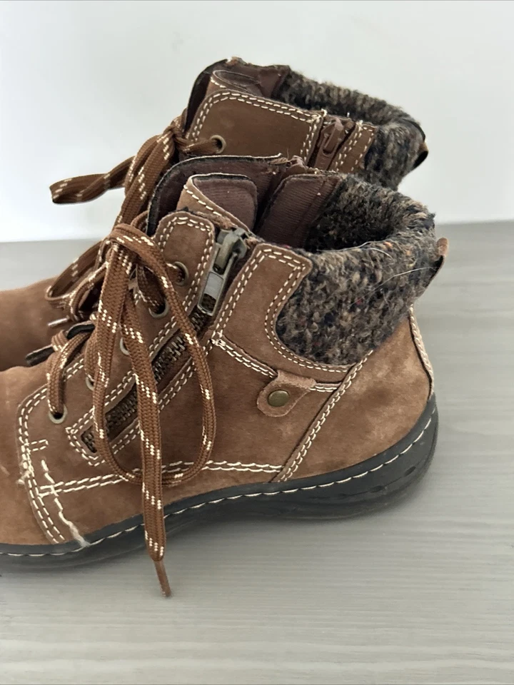 Planet Shoes ‘tannin” Brown Ankle Boots Side Zip Size AU 7 - image 3 of 4