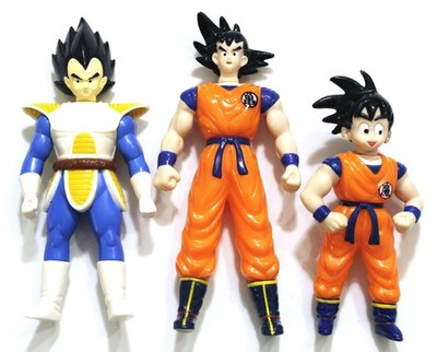 Lot of Dorda Toys 90s Dragon Ball Z Figures Vegeta, Goku, Young Son  Gohan