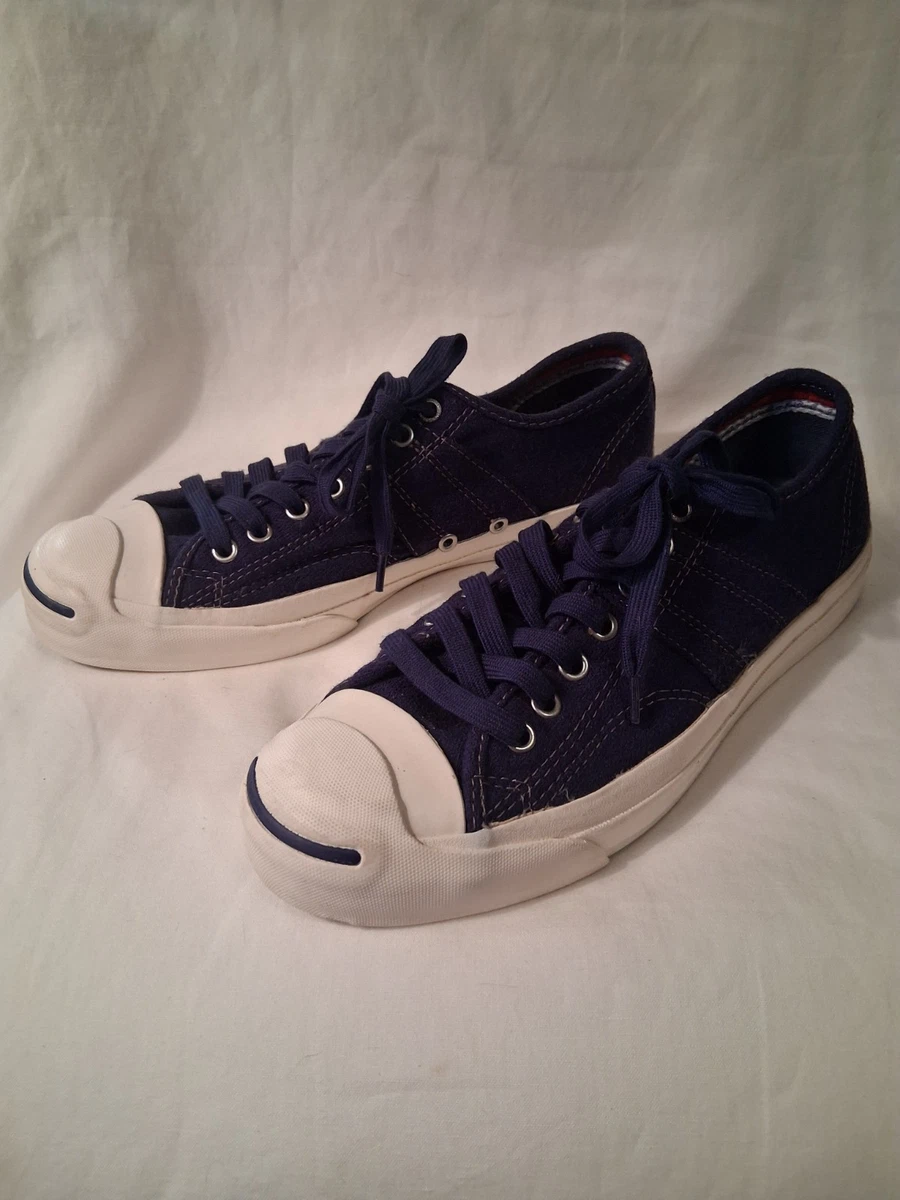 Converse Jack Purcell niedrig marineblau Wollfilz Prem herausnehmbare Innensohle Herren Gr. 8,5