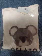 Brand new, unused Gelato Pique Koala One Point T-Shirt Ivory