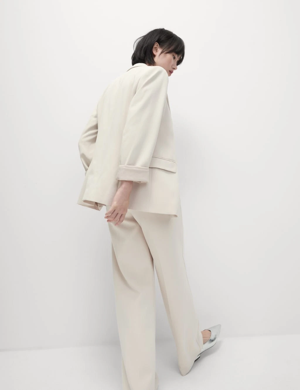 Marks & Spencer Womens Casual Blazer in Beige - M&S
Opens in a new window or tab