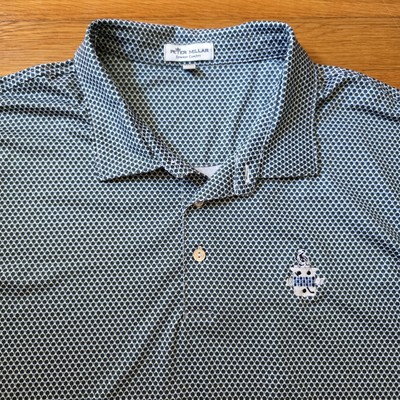 Peter Millar Summer Comfort Polo Shirt Men XXL Ping Pong Paddle Print Golf Club