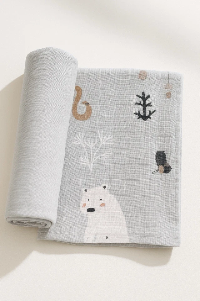 Conjunto de regalo neutral para bebé pieza de caja recién nacido paquete de bienvenida juguetes de madera manta tejida Foto 4 de 4