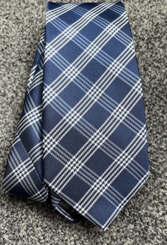 Marineblau gestreifte Herrenkrawatte Mix elegant formell Veranstaltung 3" breit 55" lang