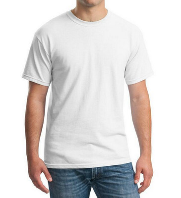6 Pack Of Gildan G5000 White Adult  Heavy Cotton Tee 100% Cotton Select Size