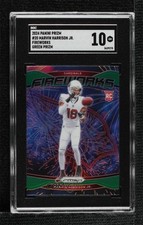 2024 Panini Prizm Fireworks Green Prizm Marvin Harrison Jr #20 SGC 10 GEM 15ik