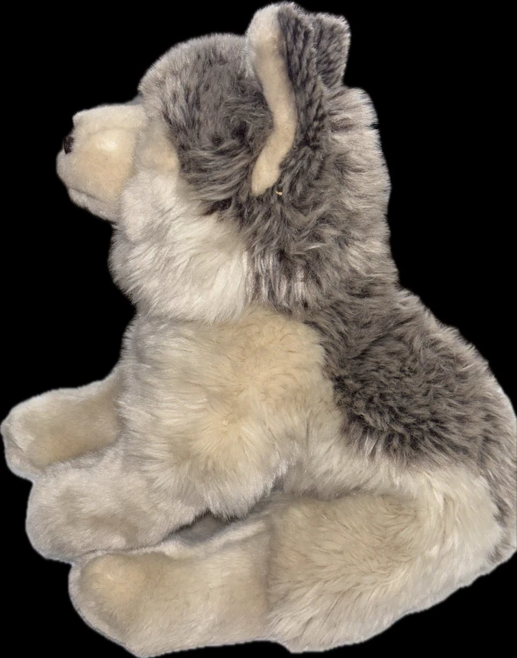 RARE GANZ WEBKINZ Signature Timber Wolf Husky Plush Stuffed Animal WKS1008 AB - Image 2 of 4