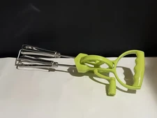 Double-wheel Design Egg Beater, Hand Egg Mixer, Stainless Steel