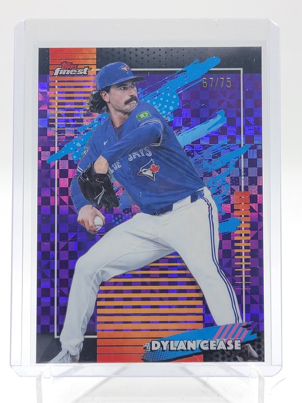 DYLAN CEASE 2026 TOPPS FINEST UNCOMMON PURPLE X-FRACTOR /75 #109 BLUE JAYS Q3967