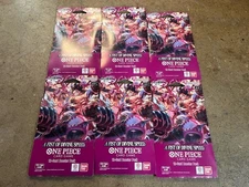ONE PIECE OP-11 TCG A FIST OF DIVINE SPEED BLISTER PACK (x6) ENGLISH SEALED NEW