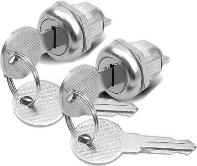 Tool Box Locks with Keys Fit for T-Handle Tool Boxes Lock Cylinder Length 5/8'' L