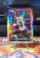 2024 Topps Chrome - Rookies Luke McCaffrey #244 Prism Refractor (RC)