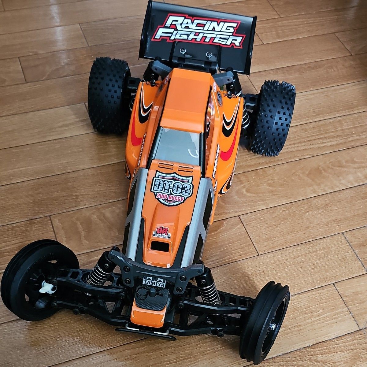 Tamiya 1/10 XB Series 195 Racing Fighter DT-03 RC Car Painted