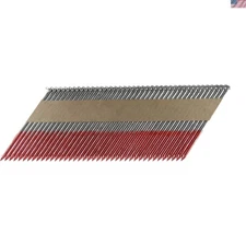500-Pack Hot Dip Galvanized 3-1/2" x .131 Framing Nails for 33-Degree Nailers