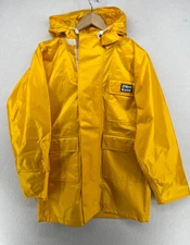 WEST MARINE Jacket Adult XS Rain Waterproof Nautical Fishing Coat Zip Yellow