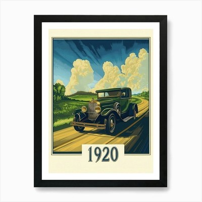 Aihrgdesign A Retro Industrial Post Framed Wall Art Poster Canvas Print Picture
