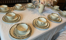 Hutschenreuther Hohenberg 1930 Margarete Kaffeeservice 11 Pers. Art Deco Antik