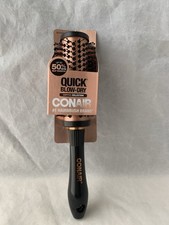 Conair Quick Blow Dry Hairbrush Copper Collection 9 In           G7-3