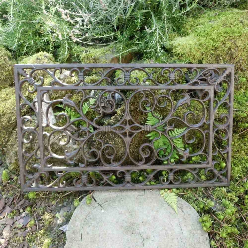 Fußmatte Fußrost Fußabtreter Gusseisen Landhaus Schuhrost Rost Türmatte LH42 - Bild 4 von 4