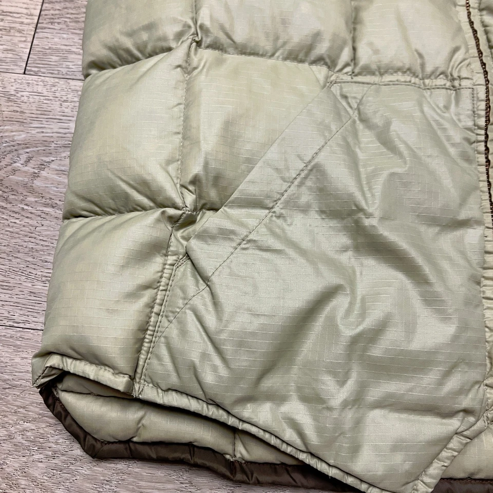 Vintage 70s 80s Eddie Bauer Quilted Goose Down Vest Two Tone Talon Zipper RARE - Image 3 of 4