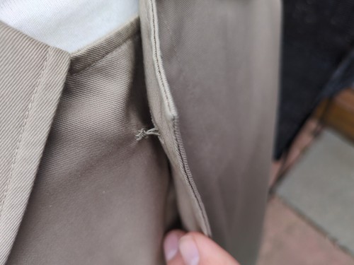 Gabardina Burberry para hombre beige vintage años 90 80 talla M/L - Imagen 5 de 18