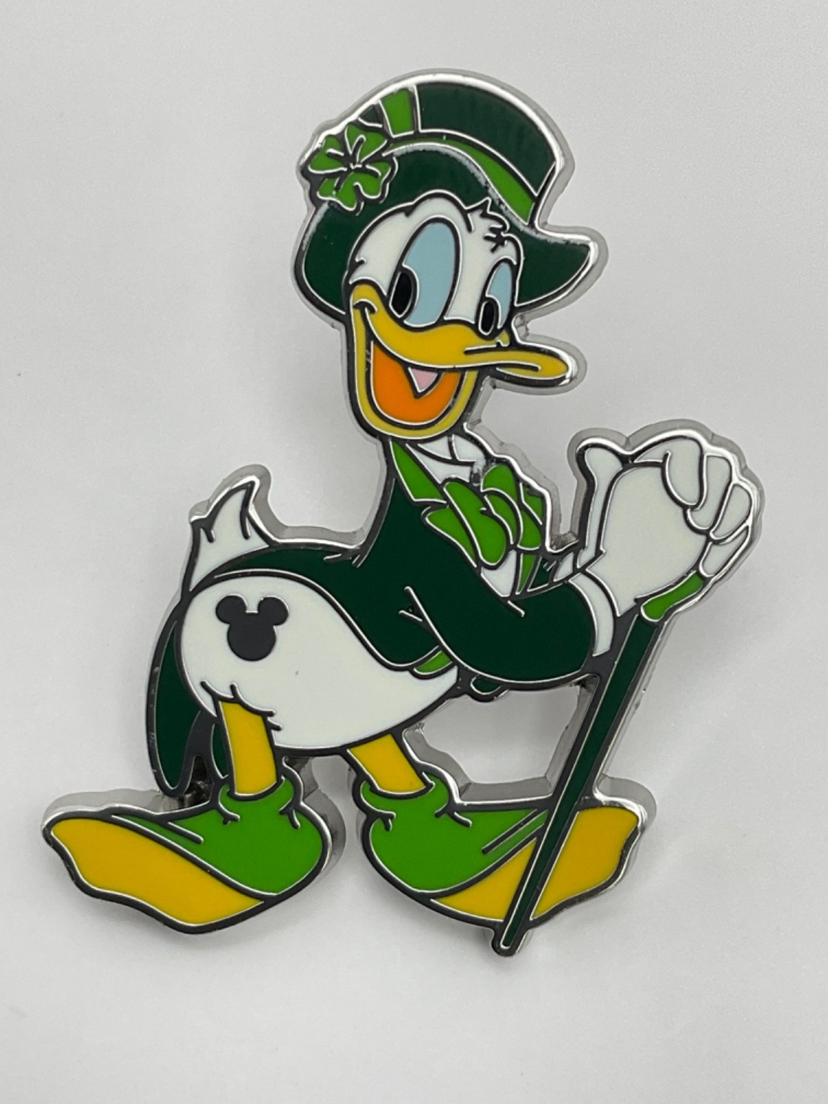 Disney World St Patrick's Day Donald Duck Holidays Hidden Mickey 2025 Pin E0