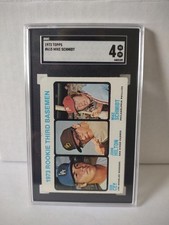 1973 Topps#615 Mike Schmidt RC SGC 4 Just Graded