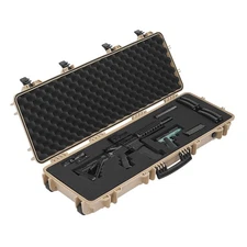 Uimoso Durable Rifle Case with Waterproof Design and Customizable Foam Inserts