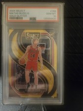 2024-25 Panini Select Matas Buzelis #166 Gold Glitter Prizm (RC) PSA 10 POP1 SSP