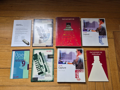 OrCAD RELEASE 9 schematic design tools SDT III books and software