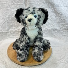 Wildlife Artists Snow Leopard Plush 10" Stuffed Animal Toy Big Cat Black Gray